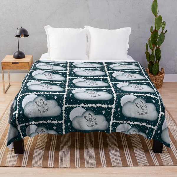 Item preview, Kitten in the Clouds designed and sold by MillieAndPekka.