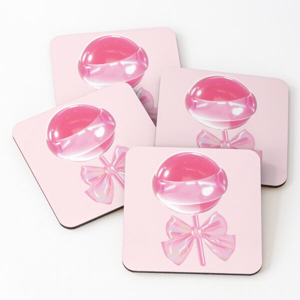 Item preview, 3d Holographic Coquette Lollipop Hot Pink designed and sold by Dazzline Designs.