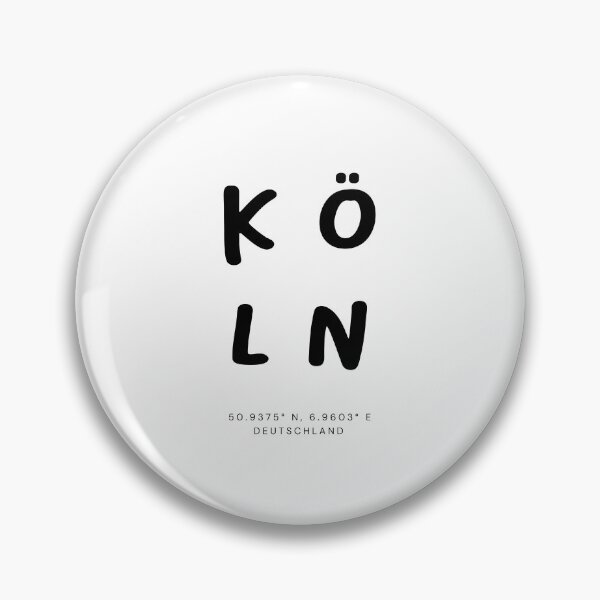 Item preview, Köln | Typography Design | Design Map Coordinates designed and sold by RM-Journey.
