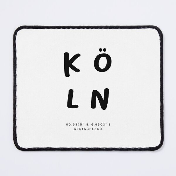 Item preview, Köln | Typography Design | Design Map Coordinates designed and sold by RM-Journey.