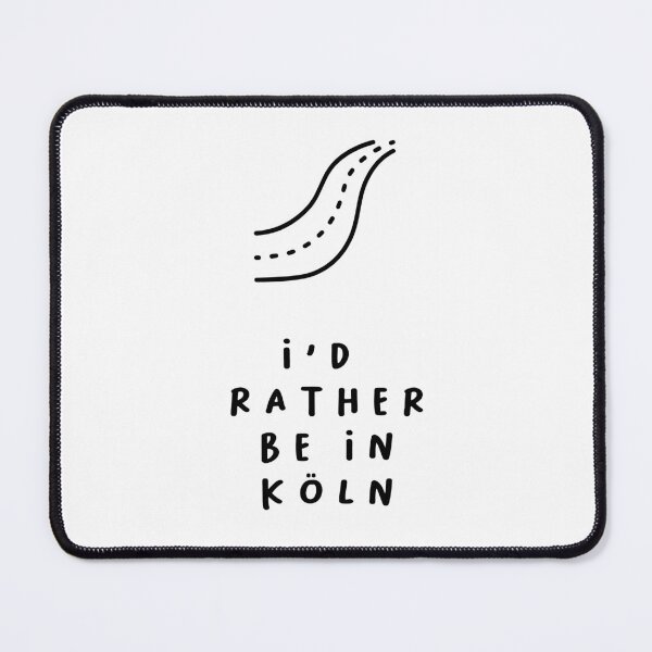 Item preview, I'd Rather be in Köln | Typography Design | Minimalist Aesthetic designed and sold by RM-Journey.
