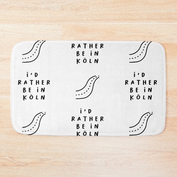 Item preview, I'd Rather be in Köln | Typography Design | Minimalist Aesthetic designed and sold by RM-Journey.