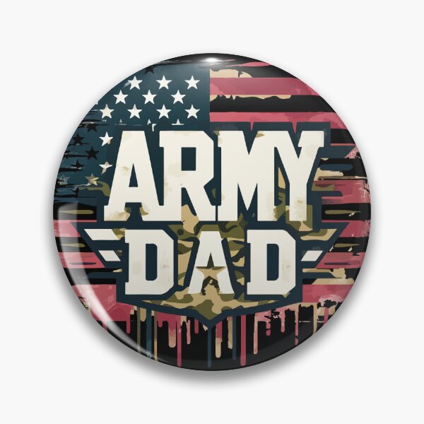 Item preview, Proud Army Dad American Flag designed and sold by TomFrontierArt.