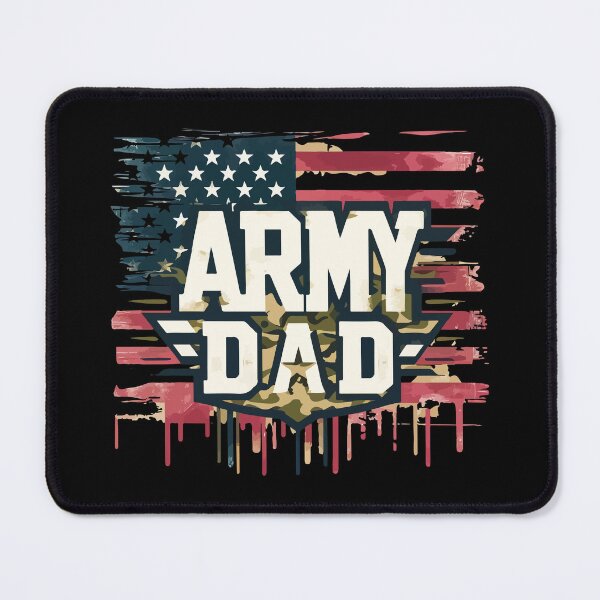 Item preview, Proud Army Dad American Flag designed and sold by TomFrontierArt.