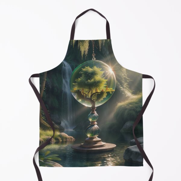 Item preview, Enchanted Forest: Glass Orb With Tree & Waterfall Scene designed and sold by EnchantedVista.