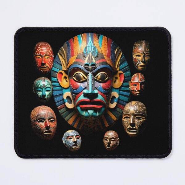Item preview, Tribal masks  designed and sold by AbhiVats.