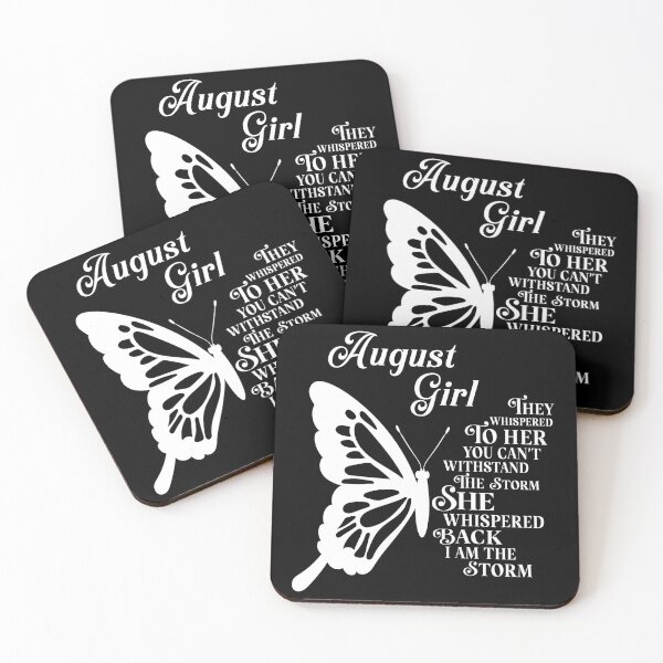 Item preview, August Girl - white butterfly - they whispered to her you cant withstand the storm designed and sold by EvaAngel.