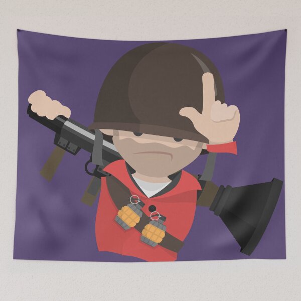 Artikelvorschau, Team Fortress 2 | Der Soldat entworfen und verkauft von Platesandoatcakes.