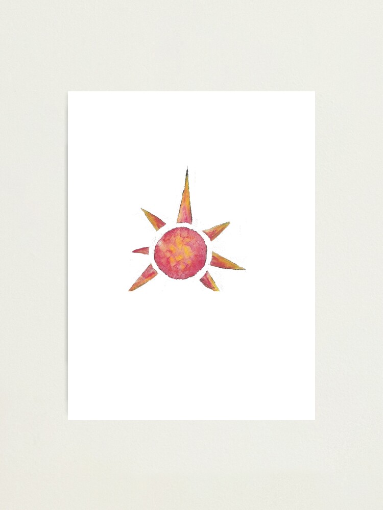 Alternate view of Giraffic Sun Photographic Print