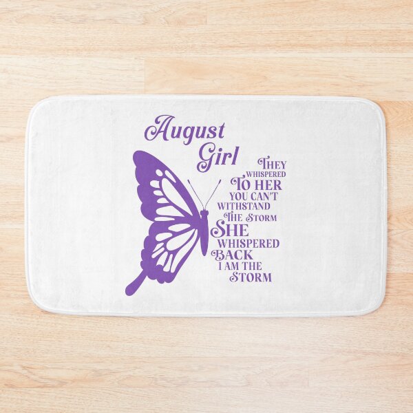 Item preview, August Girl - purple butterfly - they whispered to her you cant withstand the storm designed and sold by EvaAngel.