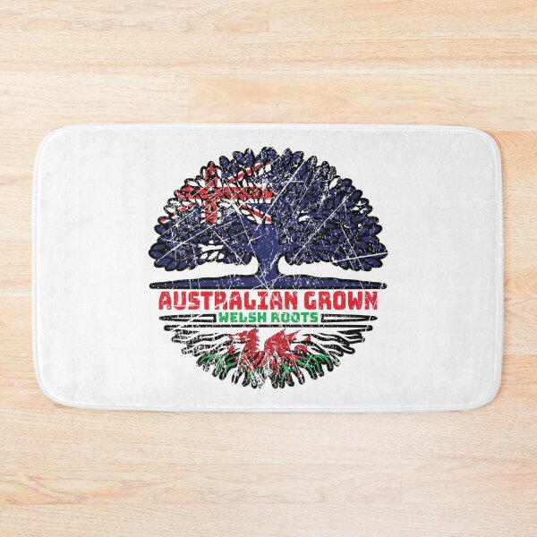 Item preview, Welsh Wales Australian Australia Tree Roots Flag designed and sold by FlagX.