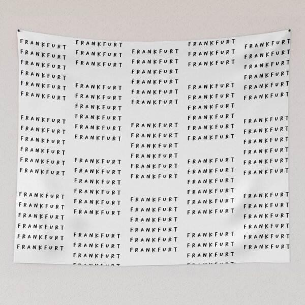 Item preview, Frankfurt | Typography Design | Minimalist Aesthetic designed and sold by RM-Journey.