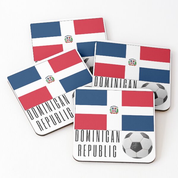 Item preview, Flag of Dominican Republic with a Football designed and sold by Frasmosa.