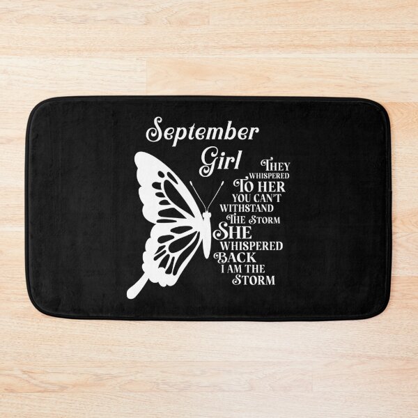 Item preview, September Girl - white butterfly - they whispered to her you cant withstand the storm designed and sold by EvaAngel.