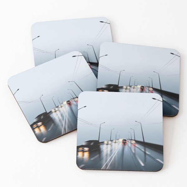 Item preview, Moody rain highway illustration designed and sold by ArtKoh.