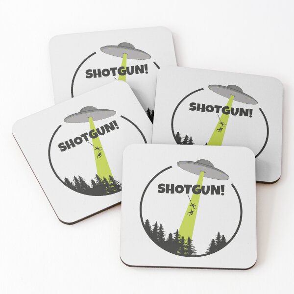 Item preview, UFO Abduction Calling Shotgun designed and sold by PosterDevilCo.
