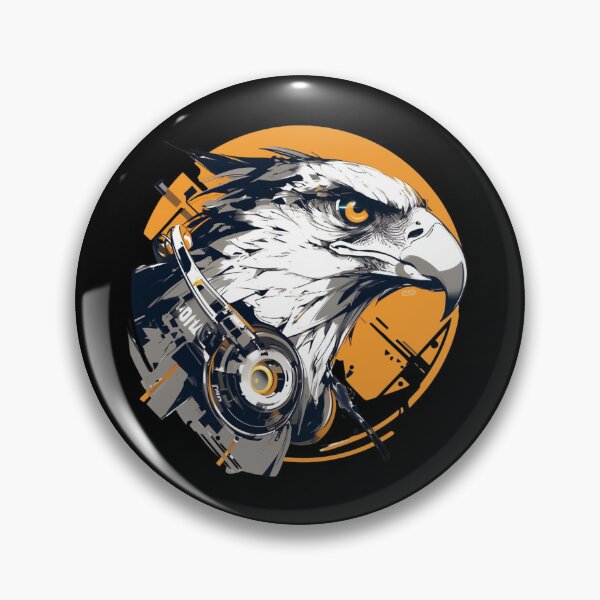 Artikelvorschau, Cyber-Adler // Adler // Cooles Tier // Cyber-Tier // Tierkunst der Zukunft // Tierkrieger // Niedliche Tierkunst // Ästhetische Gaming-Aufkleber entworfen und verkauft von SMARTKIT  DESIGNAGENCY.