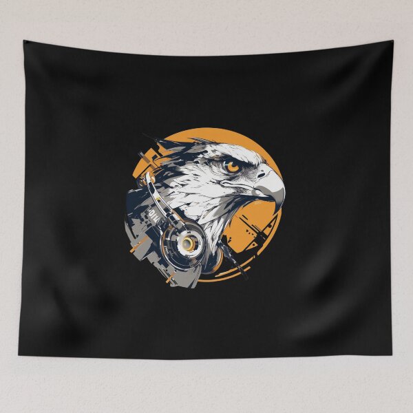 Item preview, Cyber eagle // eagle // Cool Animal // Cyber Animal // Future Animal Art // Animal Warrior // Animal Cute Art // Gaming Aesthetic stickers designed and sold by SMARTKIT  DESIGNAGENCY.