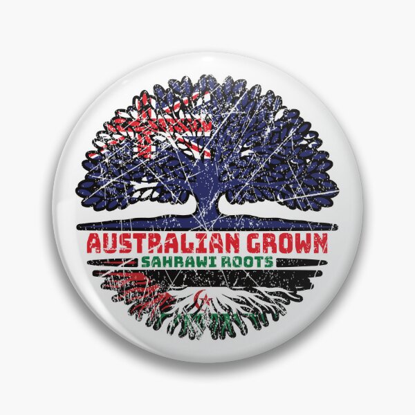Item preview, Western Sahara Sahrawi Australian Australia Tree Roots Flag designed and sold by FlagX.