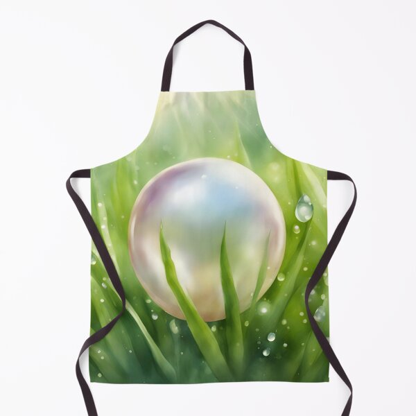 Item preview, Pearl in Grass with Waterdrops designed and sold by CalmnessbyChoice.