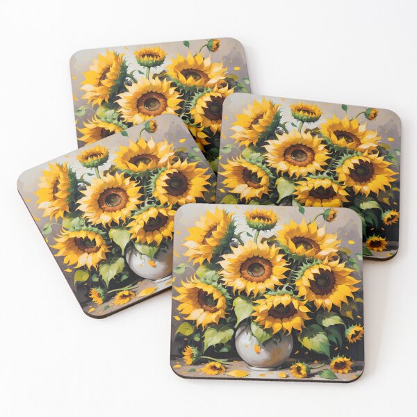 Item preview, Sunflowers In Oil Painting Style. Bouquet Of Sunflowers. designed and sold by Adelberton.