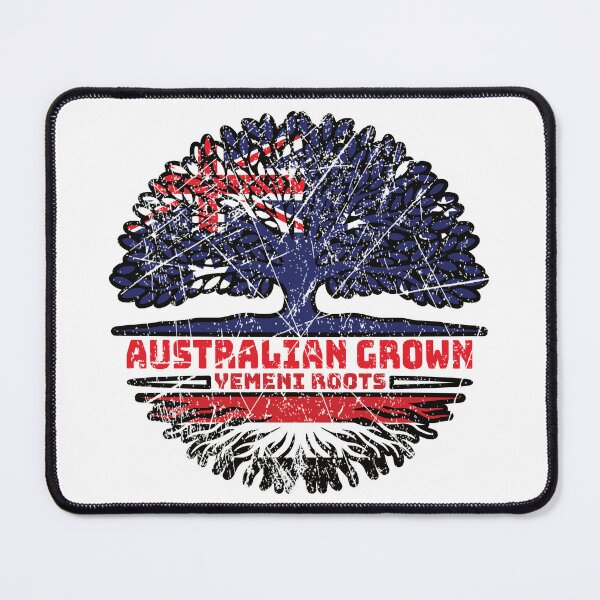 Item preview, Yemen Yemeni Australian Australia Tree Roots Flag designed and sold by FlagX.