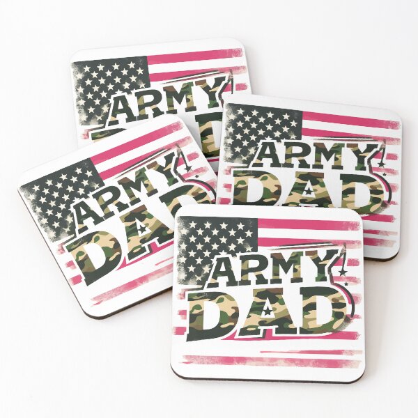 Item preview, Camo Proud Army Dad American Flag designed and sold by TomFrontierArt.