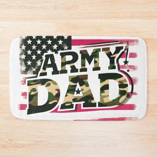 Item preview, Camo Proud Army Dad American Flag designed and sold by TomFrontierArt.