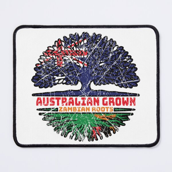 Item preview, Zambia Zambian Australian Australia Tree Roots Flag designed and sold by FlagX.