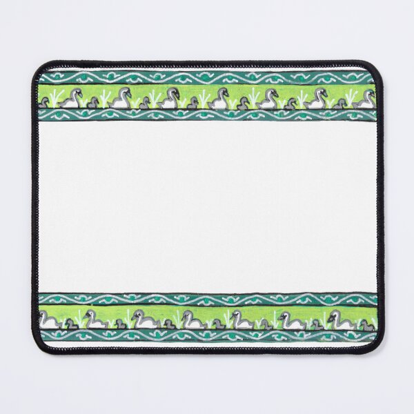 Item preview, Illuminated Swan Border designed and sold by HalfMoonWorks.