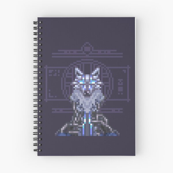 Item preview, Pixel art Cyber Wolf designed and sold by PixelCarvel.