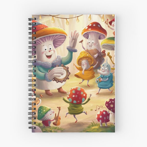 Item preview, Colorful Cheerful Mushroom designed and sold by Printtplus.