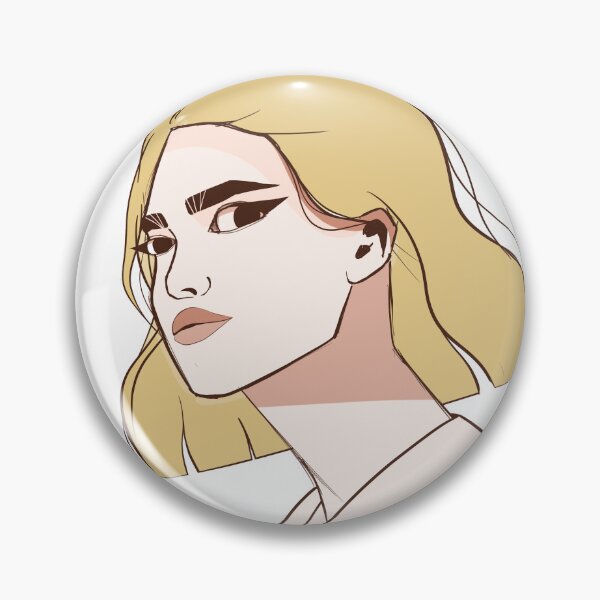 Item preview, A portrait of mysterious girl in sketchy style designed and sold by ArtKoh.