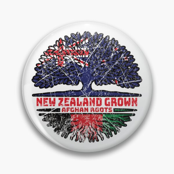 Item preview, Afghanistan Afghan New Zealander New Zealand Tree Roots Flag designed and sold by FlagX.