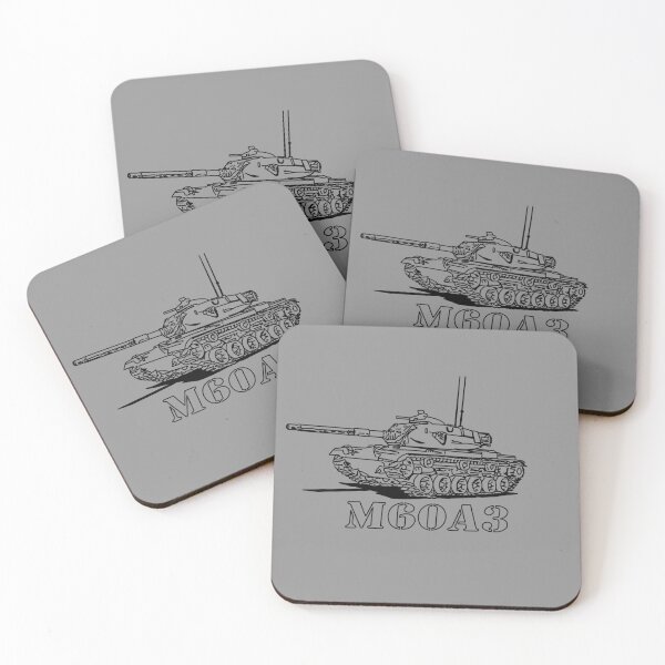 Item preview, M60 A3 American Main Battle Tank Sketch designed and sold by MilitaryMart.