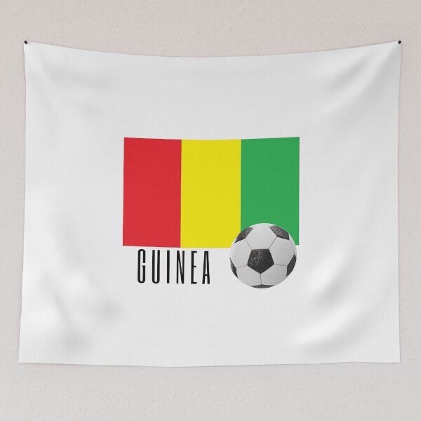 Item preview, Flag of Guinea with a Football designed and sold by Frasmosa.