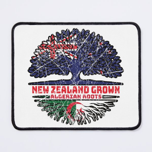 Item preview, Algeria Algerian New Zealander New Zealand Tree Roots Flag designed and sold by FlagX.