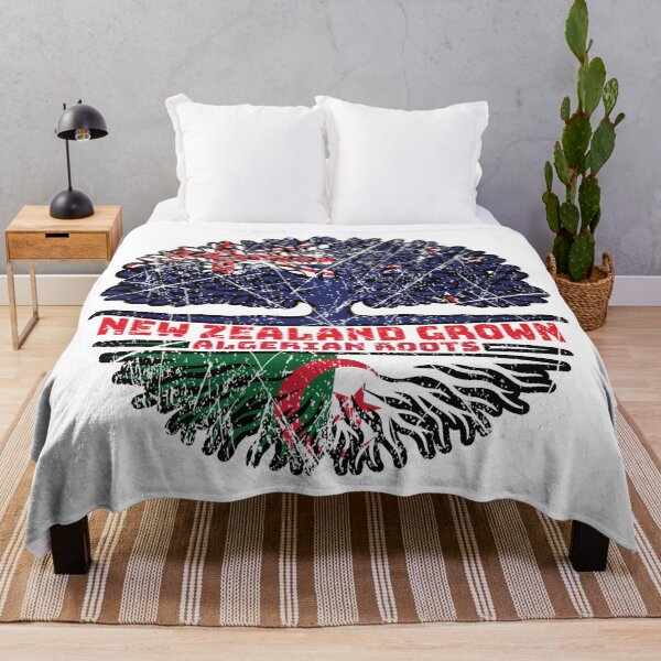 Item preview, Algeria Algerian New Zealander New Zealand Tree Roots Flag designed and sold by FlagX.