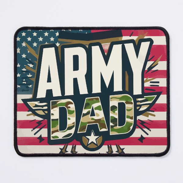 Item preview, Funny Camo Proud Army Dad American Flag designed and sold by TomFrontierArt.