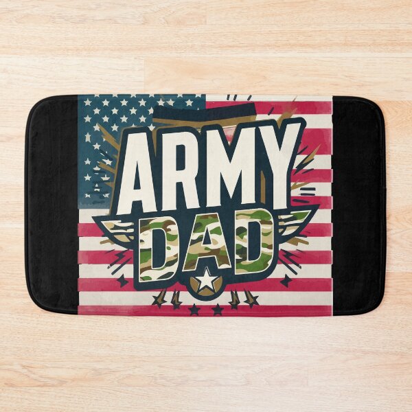 Item preview, Funny Camo Proud Army Dad American Flag designed and sold by TomFrontierArt.