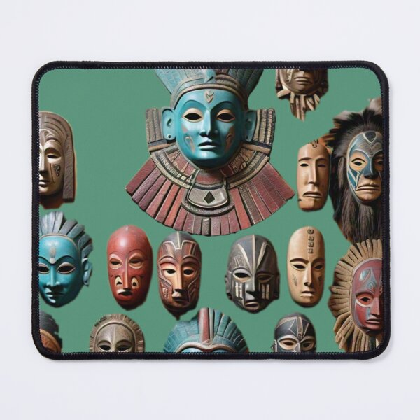 Item preview, Tribal masks designed and sold by AbhiVats.
