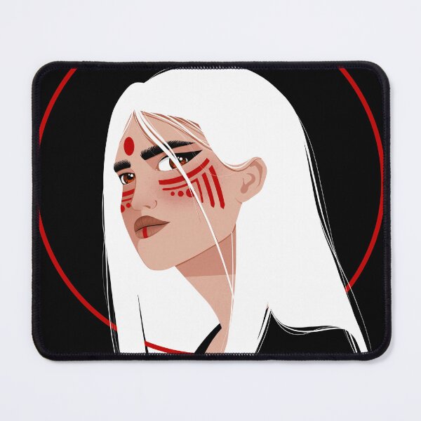 Item preview, Mysterious girl's portrait illustration designed and sold by ArtKoh.