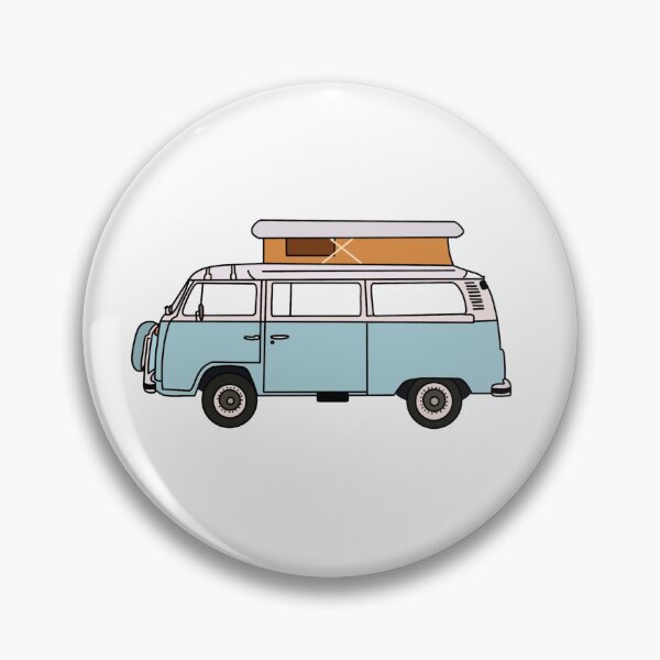 Item preview, blue retro van designed and sold by chloemadesigns.
