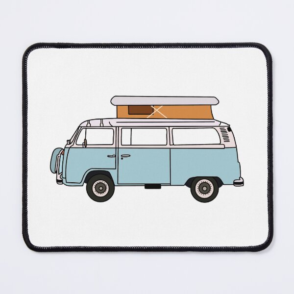 Item preview, blue retro van designed and sold by chloemadesigns.