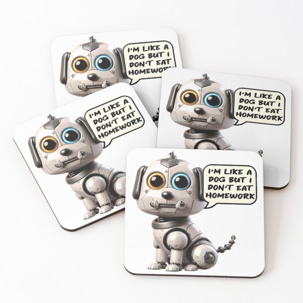 Item preview, AI Robotic Dog Don't Eat Homework Worries designed and sold by SportsT-Shirts.