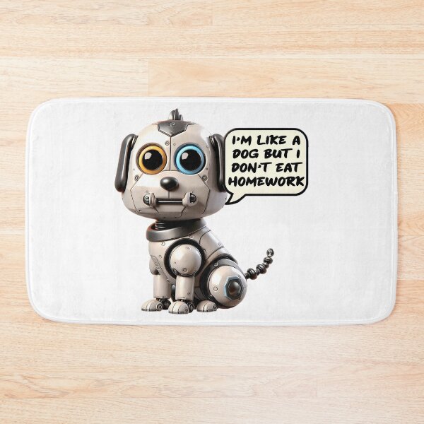 Item preview, AI Robotic Dog Don't Eat Homework Worries designed and sold by SportsT-Shirts.