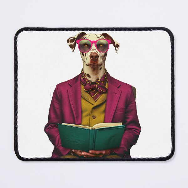 Item preview, Dog reading a book designed and sold by PixcelStudioB.