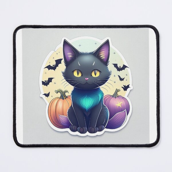 Item preview, Cute Halloween Cat Sticker designed and sold by CatStickershere.