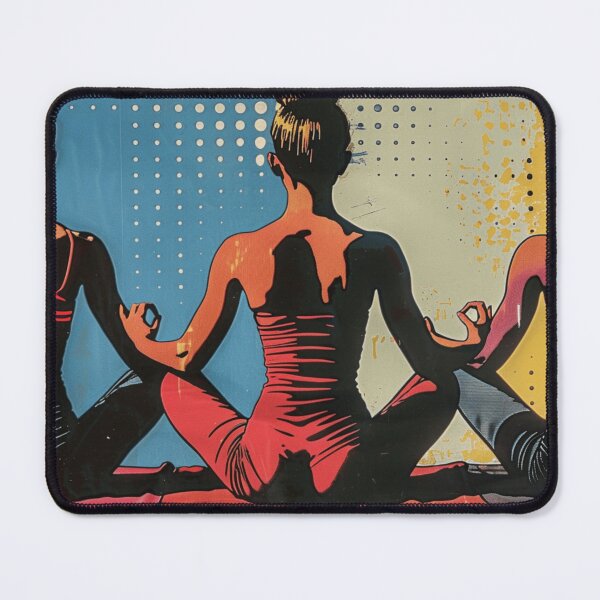 Item preview, A Group of Women Doing Yoga designed and sold by Sketch-Shack.