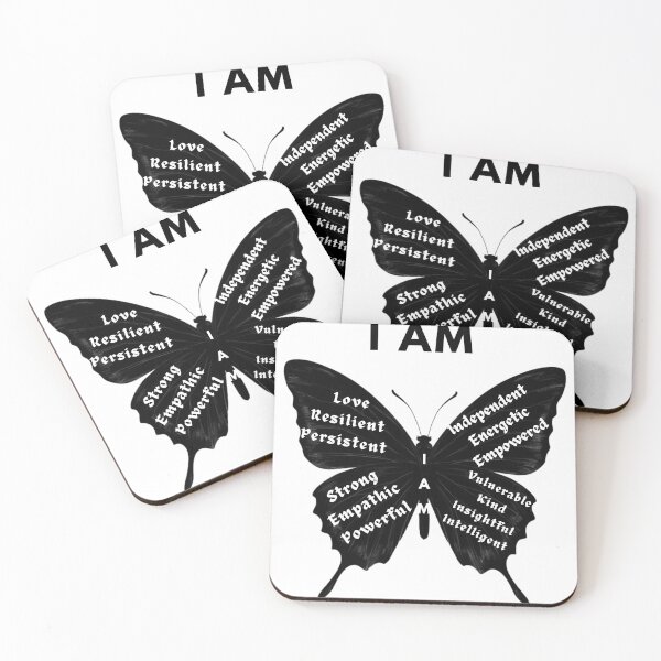 Item preview, Butterfly I Am Affirmations Female Empowerment designed and sold by Lisa Pearlman.